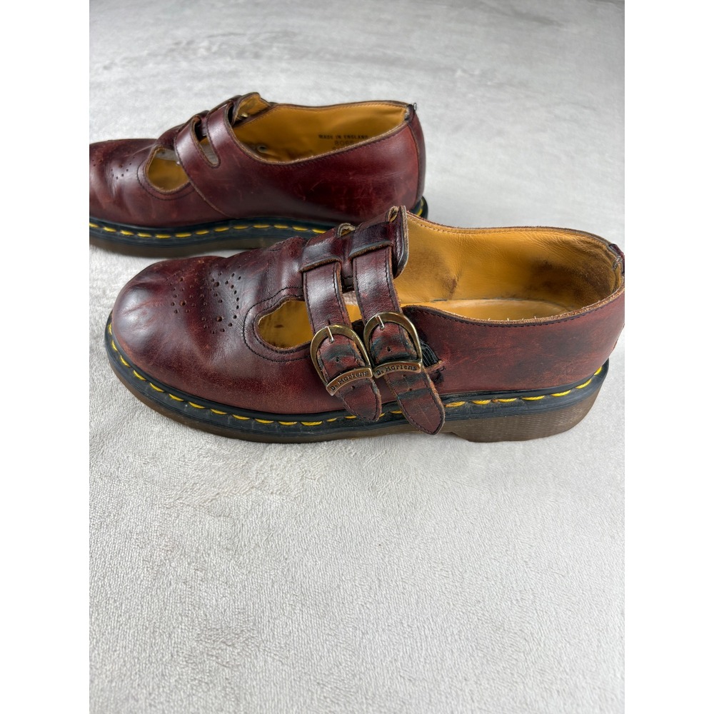 Dr Martens 8065 Vintage Made in England Leather Mary Jane Shoes 7 UK 9 US - Picture 5 of 8
